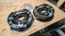 Ford 9'' Brake Backing Plate Loaded Big Ford Old Style 1/2'' New & Powder Coated picture