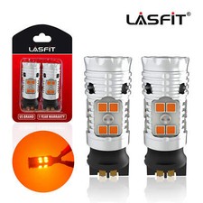 Lasfit PWY24W PW24W LED Front Turn Signal Lights Blinker Amber Canbus Error Free picture