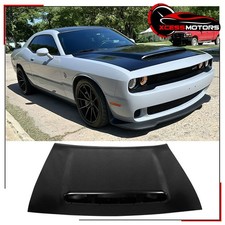 Fits 08-23 Dodge Challenger Demon Style Front Hood Panel Unpainted - Aluminum picture