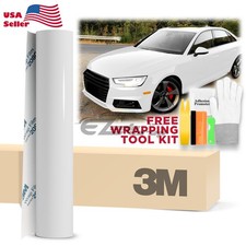 Genuine 3M 2080 Series G10 Gloss White Vinyl Wrap Vehicle Film Decal Bubble Free picture