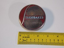 Rare 1936-1937 Studebaker Red Radiator Emblem Car Automotive Badge Logo picture