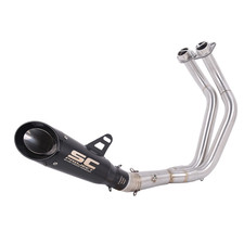 For 2021-2026 Yamaha YZF MT07 Full System Exhaust Header Pipe Black Muffler picture