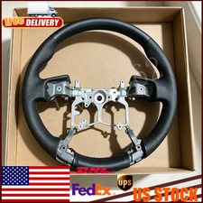 New LEATHER DRIVER STEERING WHEEL 4510004321C0 Fits For TOYOTA TUNDRA 2014-2022 picture