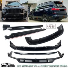 Glossy Black Side Skirts Full Body Kits For BMW X7 G07 M-SPORT 19+ Splitter Lip picture
