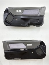 90-91 Honda Civic Hatchback Door Panels OEM Black/Gray picture