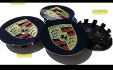 Set Of 4 for Porsche wheel Hub Caps 76mm ( 2.99