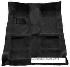 Black Carpet Fits 1989-1994 Nissan 240SX Coupe/Hatch w/Seat Belt Retractors  picture