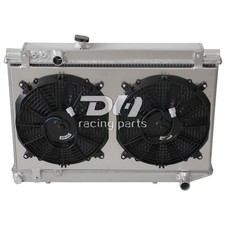 For 1986-92 Toyota Supra MZ20 MZ21 MK3 MA70 7MGTE TURBO 3Row Radiator Shroud Fan picture