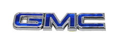 For GMC Logo Emblem Blue 6.75