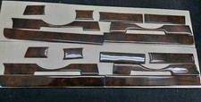 FITS MERCEDES BENZ R107 SL CLASS INTERIOR WALNUT WOOD DASH TRIM SET 8 PCS picture