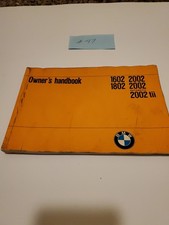 Vintage 1974 BMW 2002 2002tii 1602 1802 Owners Handbook Manual OEM Original picture