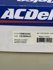 Ac Delco 18M2440 Master Cylinder  GM #19288641 picture