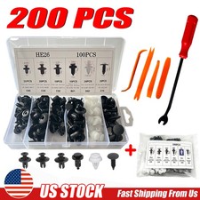 200pcs Auto Car Bumper Retainer Clips Kit Fastener Remover Push Pin Rivet Screw picture