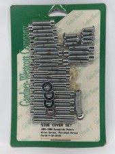 91-98 Harley Dyna Polish Chrome Allen Bolt Hardware Kit Cam Prim Trans SideCover picture
