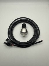 Universal Stainless Steel Oil Fuel Pressure Sensor 1/8 NPT with connector 150psi picture
