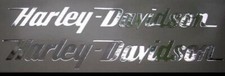 Harley Davidson High Quality Chrome Decals Stickers Set picture