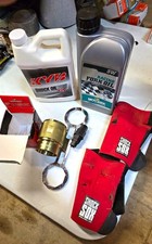 KYB oil and tools, Motorcycle Rear and Front Suspencion Kit picture