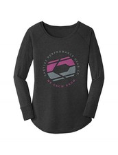 Womens Castle X Long Sleeve T-Shirt Rail - Black/Pink picture