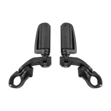 Universal 1 1/4'' Short Angled Highway Pegs Mount Foot Pegs Fit For Harley Honda picture