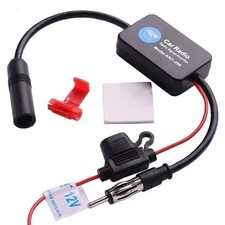 Car Auto Stereo FM & AM Radio Signal Antenna Aerial Signal Amp Amplifier Booster picture