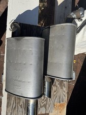 2011-2014 Ford Mustang GT 5.0L OEM Pair Rear Mufflers Perfect picture