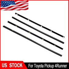 Inner Outer Weatherstrip Rubber Door Belt Seal For 84-89 Toyota Pickup 4Runner picture