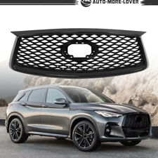 For INFINITI QX50 2019-2023 Upper Grille Gloss Black Grill W/Camera Hole Plastic picture