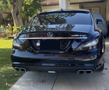 11-18 Mercedes CLS smoke vinyl tint taillight cover w/cutout C218 350 400 500 63 picture
