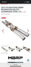 MBRP 2.5in Resonator Delete X-Pipe for 2015-2024 Ford Mustang GT picture