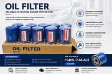 Genuine OEM Honda Acura Engine-Oil Filter 10pcs.  15400-PLM-A02 with gaskets picture