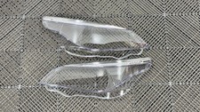 BMW E60 04-07 Pre-facelift Headlight Replacement Lenses w/LED Brows (Pair) picture