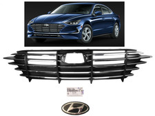 FOR 20-23 Hyundai EMBLEM H LOGO Sonata & Upper Radiator Grille SE Hybrid Grille picture
