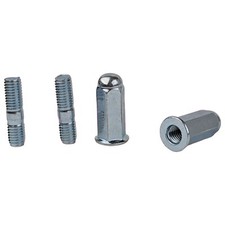 2x Exhaust Studs & Nuts M8x1.25 for 200cc GY6 EFI B Block Scooter ATV Go Kart picture