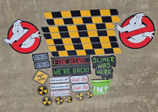 Lot of 27 Ghostbusters Magnets for cars, trucks or Halloween decorations. picture