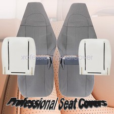 For 2003-2014 Chevy Express 1500 2500 Van Driver Passenger Cloth Seat Cover picture
