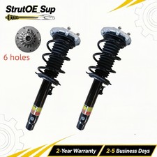 2x Front Shock Strut Assys EDC For BMW F30 M235i 330i 340i 428i 440i RWD USA picture