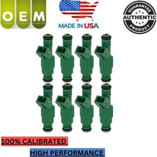 8x OEM Bosch Fuel Injectors Ford Mustang Chevrolet Corvette V8 5.7L 0280155968 picture