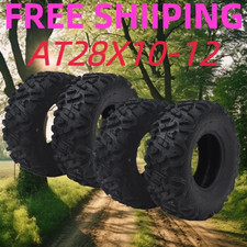 4pcs 28x10-12 ATV/UTV Tires 28x10x12 All-Terrain Knight External Tires 6PR Tubel picture