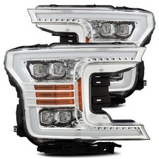 For 18-20 Ford F150 F-150 AlphaRex Nova Chrome LED Projector Headlight Headlamp picture