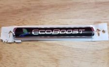 NEW 2015-2022 Ford F-150, Explorer, Mustang, etc BLACK Ecoboost Nameplate, OEM picture
