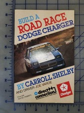 1983 Dodge Shelby Charger Road Race Brochure Original picture