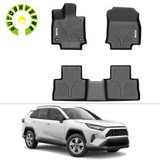 3PCS Floor Mat for 2019-2023 Toyota RAV4 1st + 2nd Row All Weather TPE Protector picture