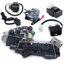 For 150CC 4-Stroke Complete Engine GY6 Scooter ATV Motor CVT Long Case picture