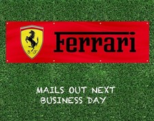 FERRARI 2X8 FT BANNER FLAG RACING picture