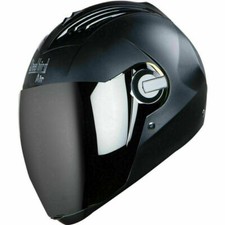 Steelbird Air Sba-2 Full Face Motorcycle Dashing Black Silver Visor Helmet-Large picture