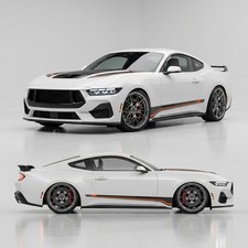 Multicolored Hood and Rocker stripes set, fits Ford Mustang 2024 - 2026 (Gen7) picture