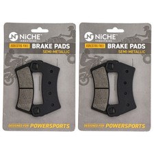 NICHE Semi-Metallic Brake Pad Set for Polaris RZR 1000 1911085 2206025 2015-2018 picture