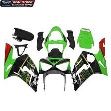 MSA Injection Green ABS Plastic Fairing Fit for Kawasaki 2003-2004 636 ZX6R d035 picture