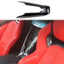 Carbon Style Console Waterfall Wireless Phone Charger Cover Trim For Corvette C8 picture