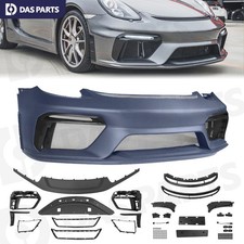 Front Bumper For 2013-2016 Porsche 981 Boxster Cayman GT4 Style W/DRL Fog Lights picture